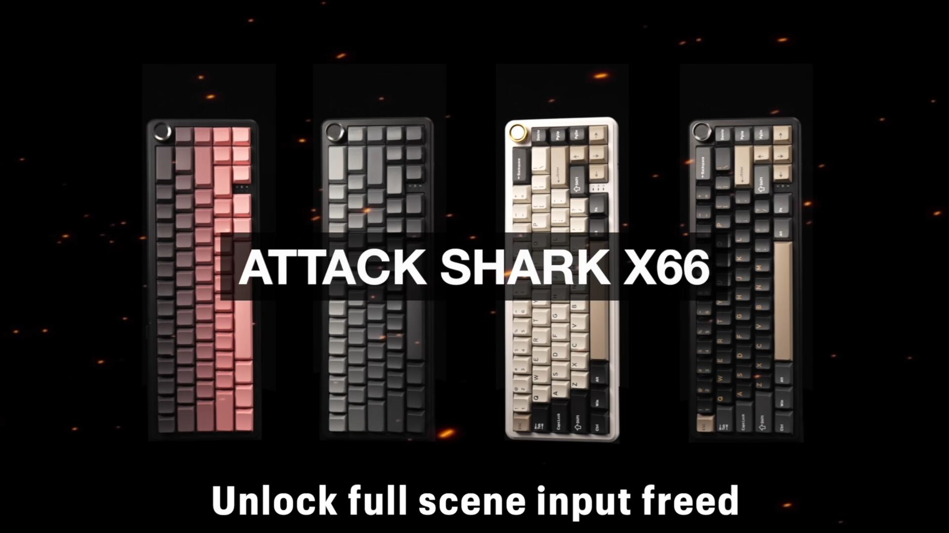 キーボード sCAT Amazon.com: ATTACK SHARK X66 60% Wireless Mechanical Gaming